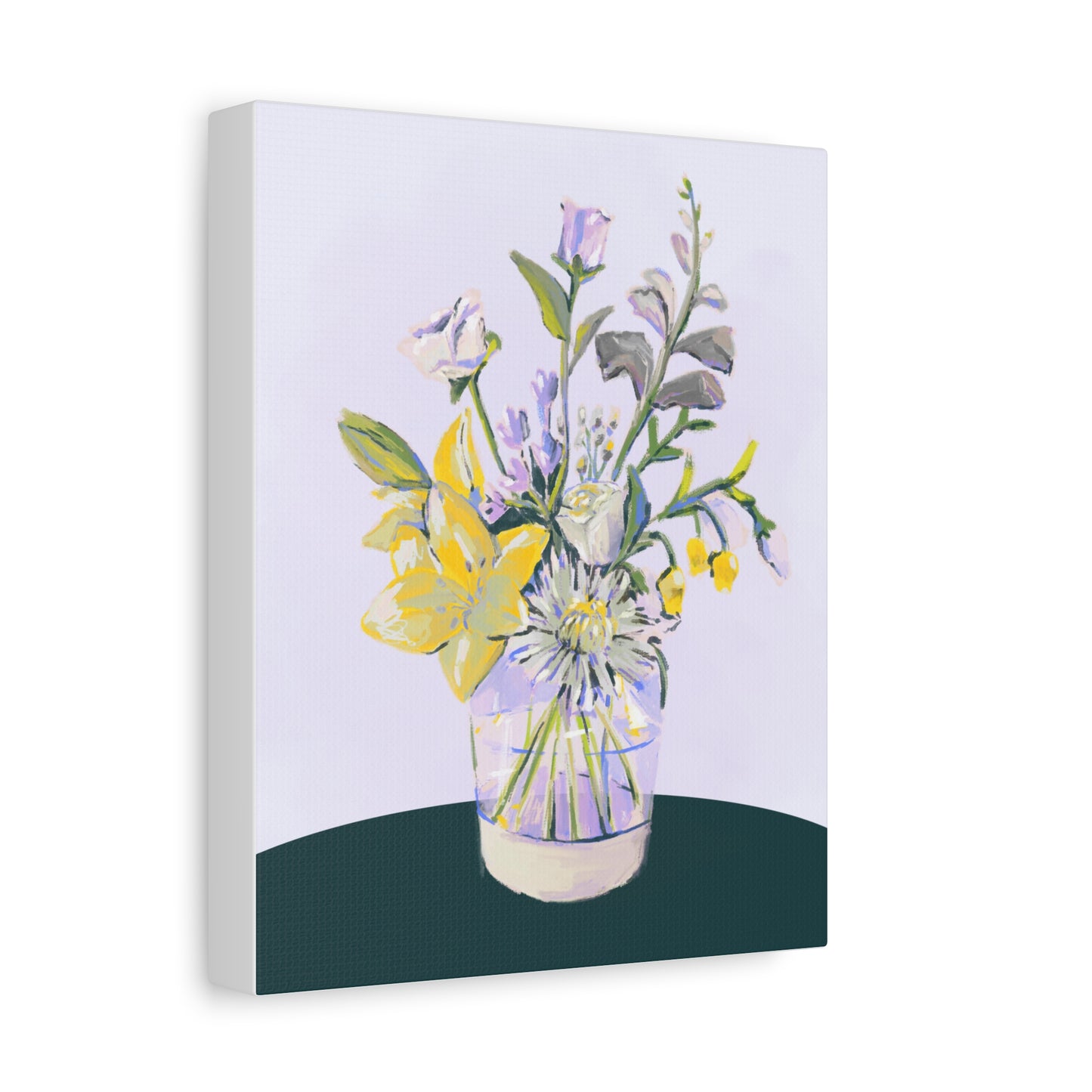 Canvas Print Flower Vase Painting