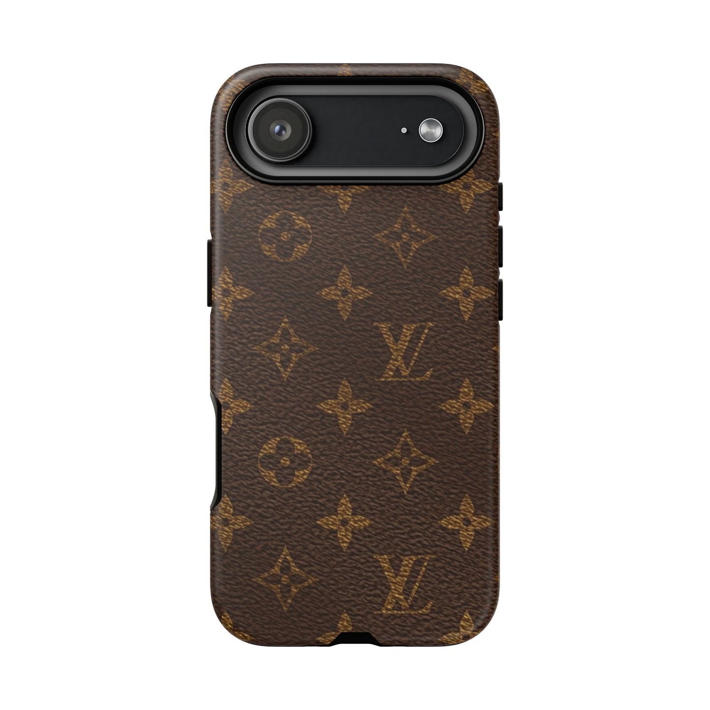 LV Designer Phone Case - Luxury Monogram Pattern
