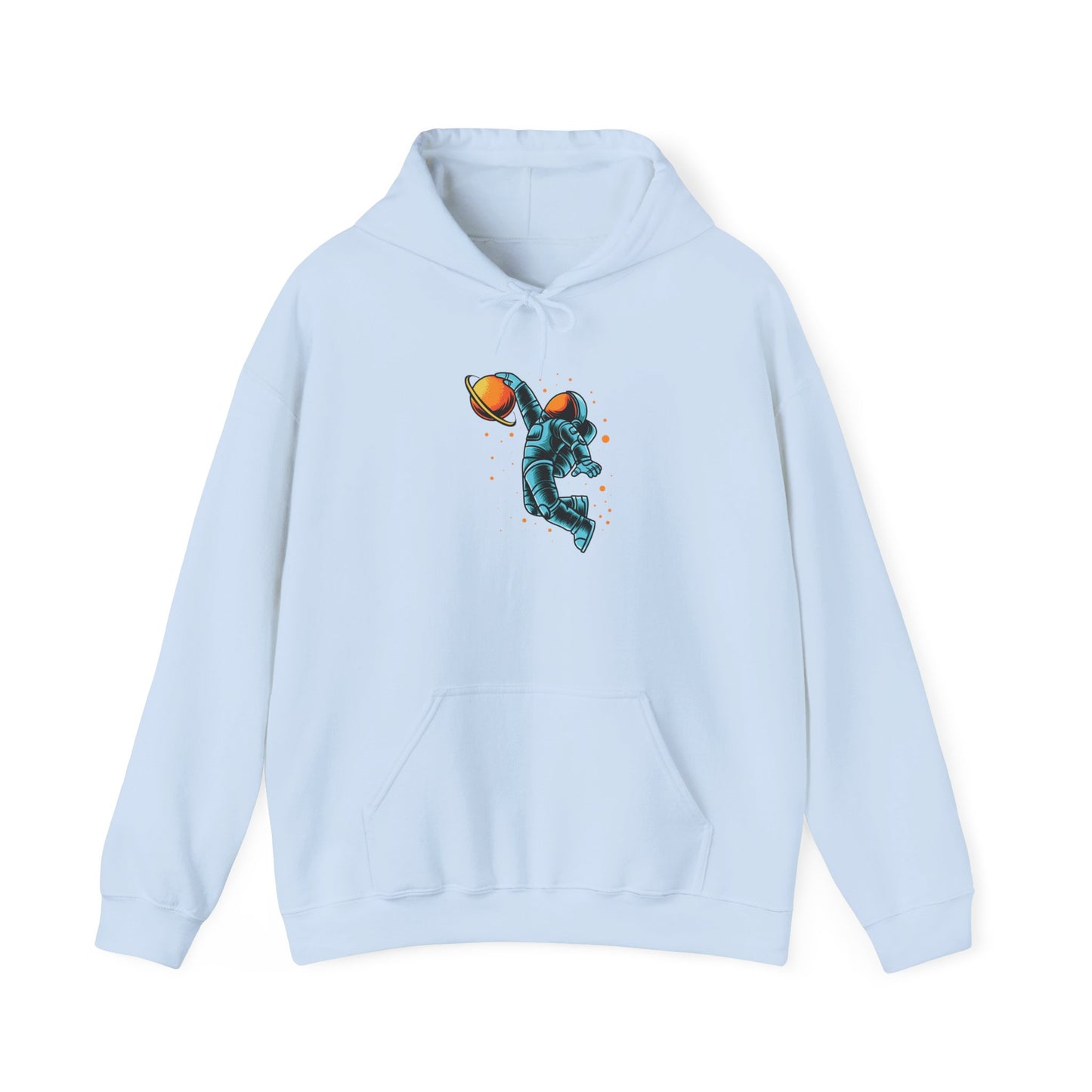 Astronaut-Inspired Unisex Heavy Blend Hoodie - Space Adventure Design