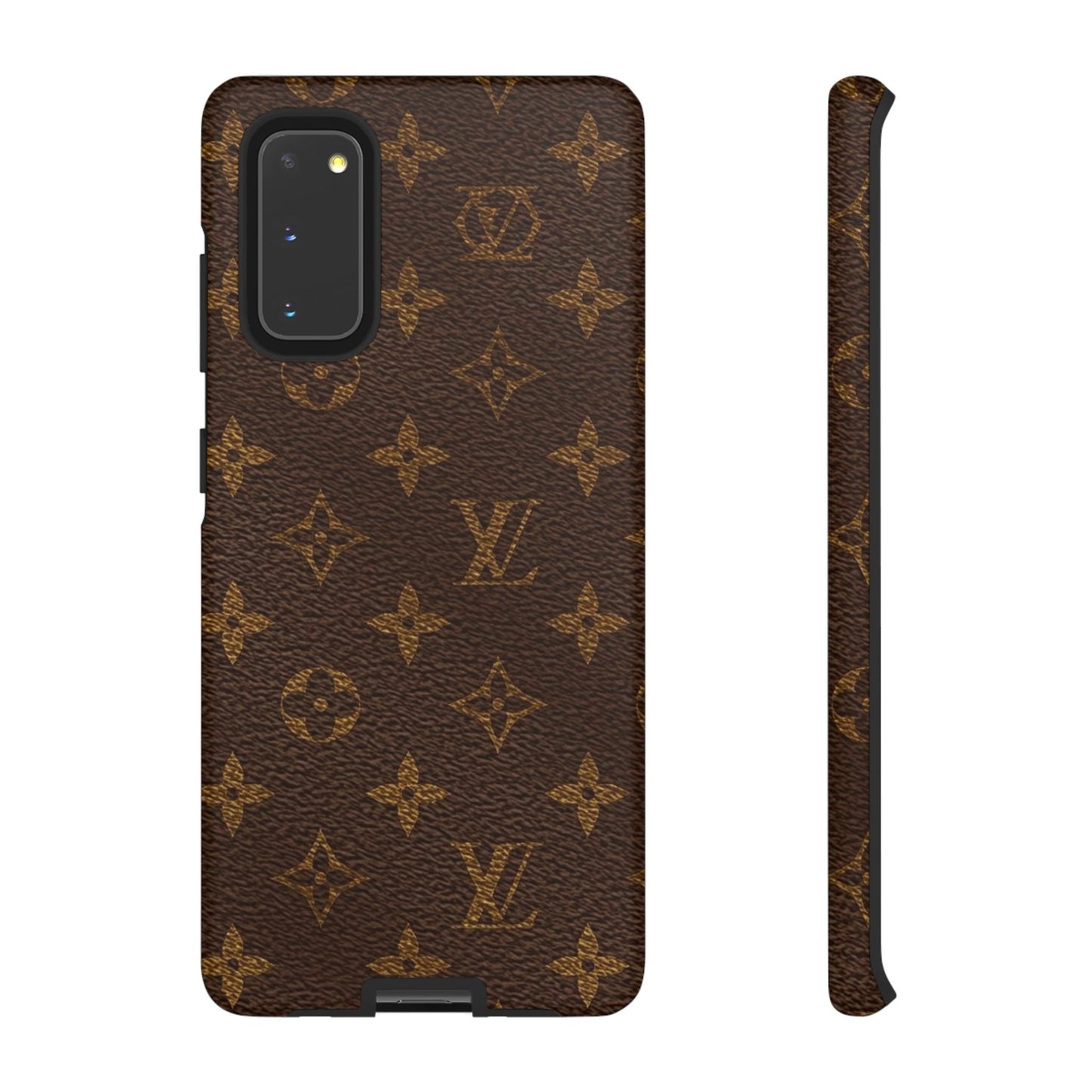 LV Designer Phone Case - Luxury Monogram Pattern