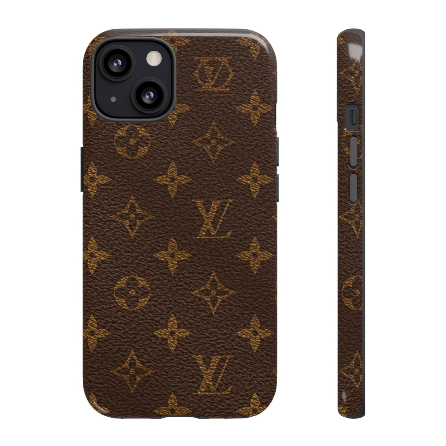 LV Designer Phone Case - Luxury Monogram Pattern
