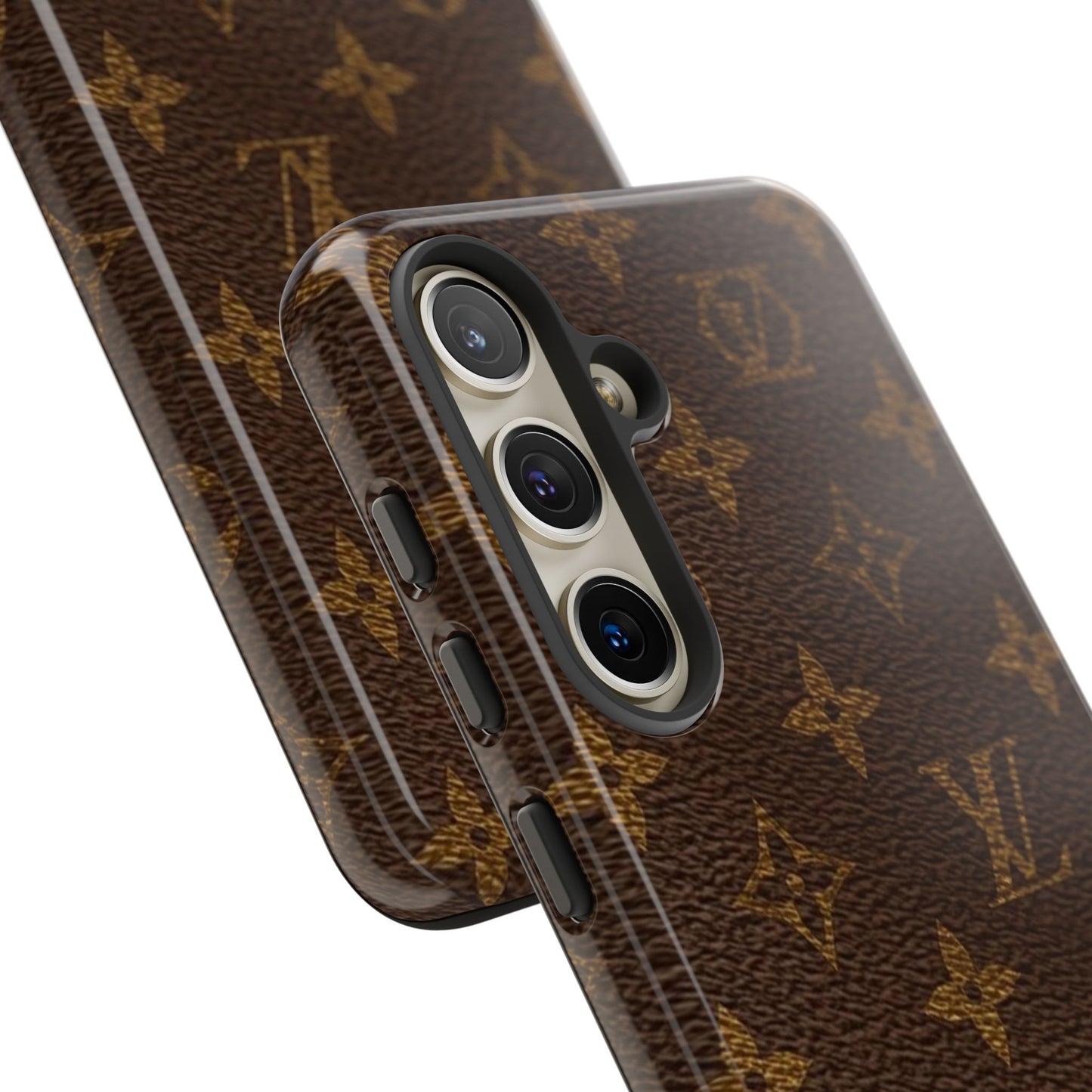 LV Designer Phone Case - Luxury Monogram Pattern
