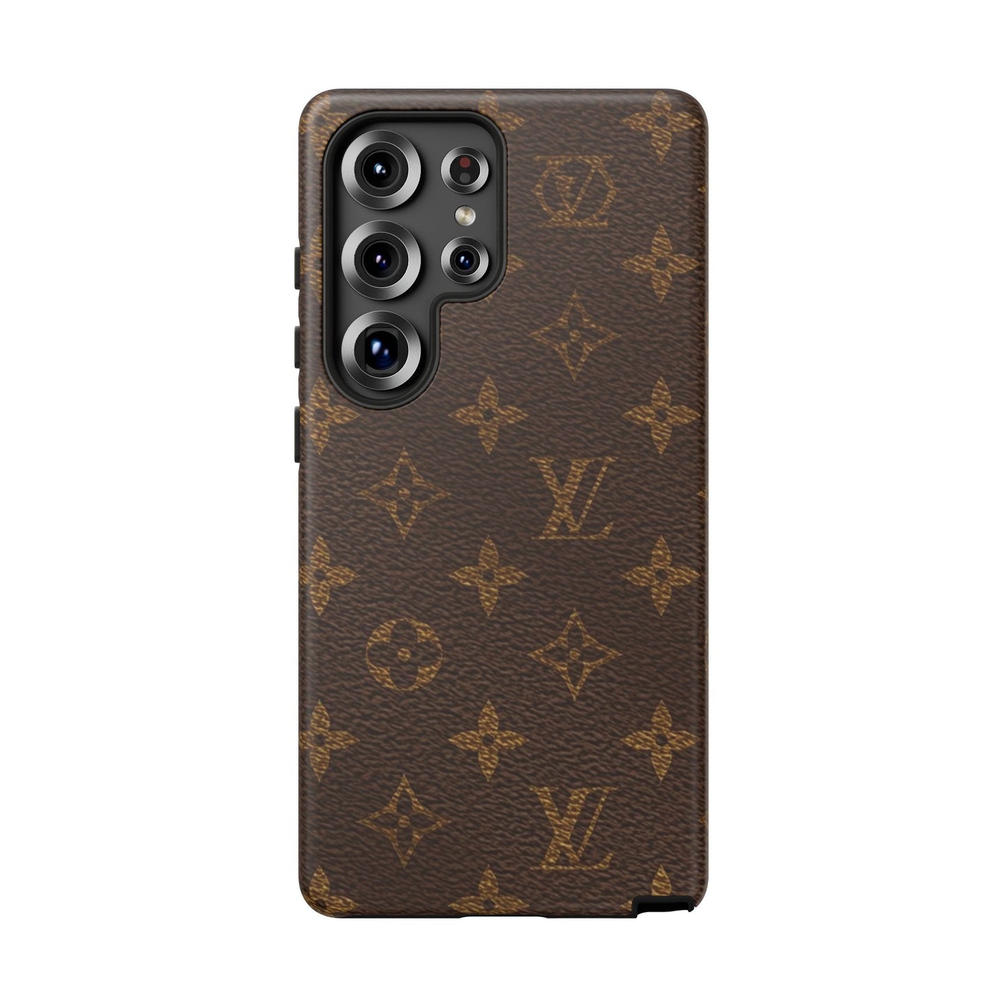 LV Designer Phone Case - Luxury Monogram Pattern