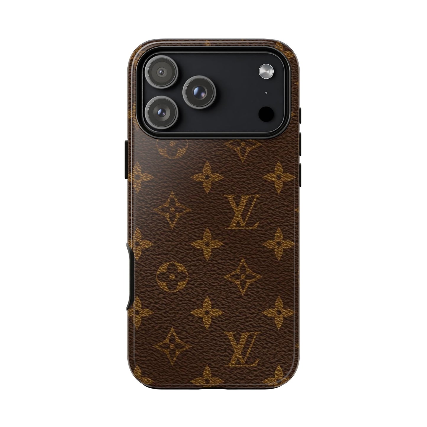 LV Designer Phone Case - Luxury Monogram Pattern
