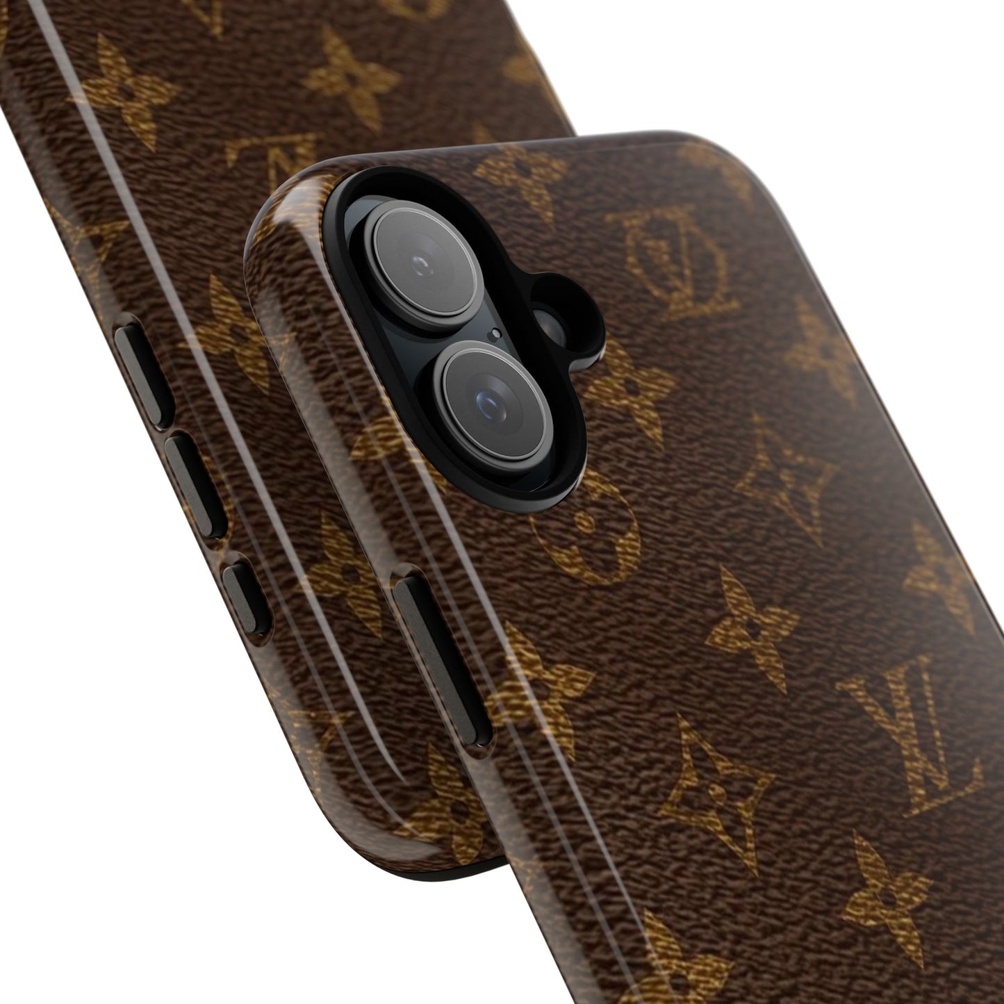 LV Designer Phone Case - Luxury Monogram Pattern