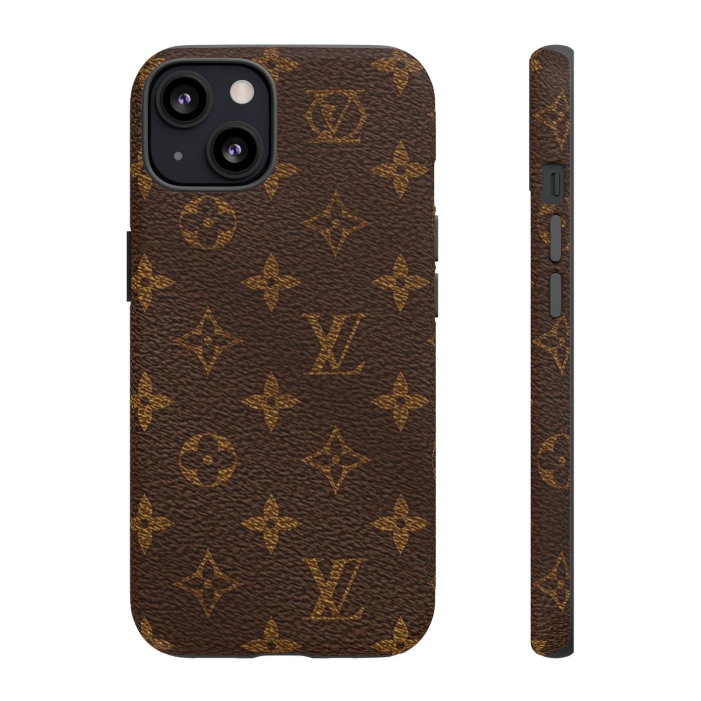 LV Designer Phone Case - Luxury Monogram Pattern