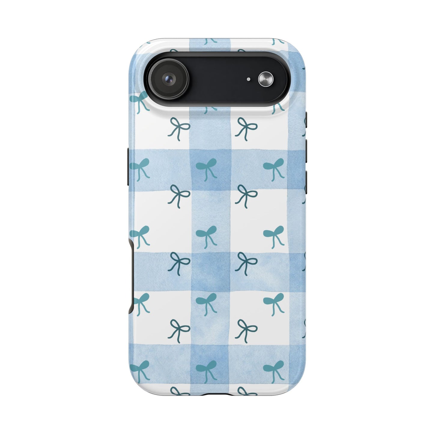 Chic Blue Bow Phone Case