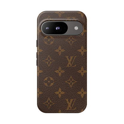 LV Designer Phone Case - Luxury Monogram Pattern