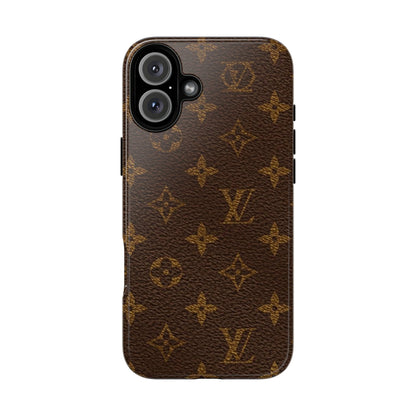 LV Designer Phone Case - Luxury Monogram Pattern
