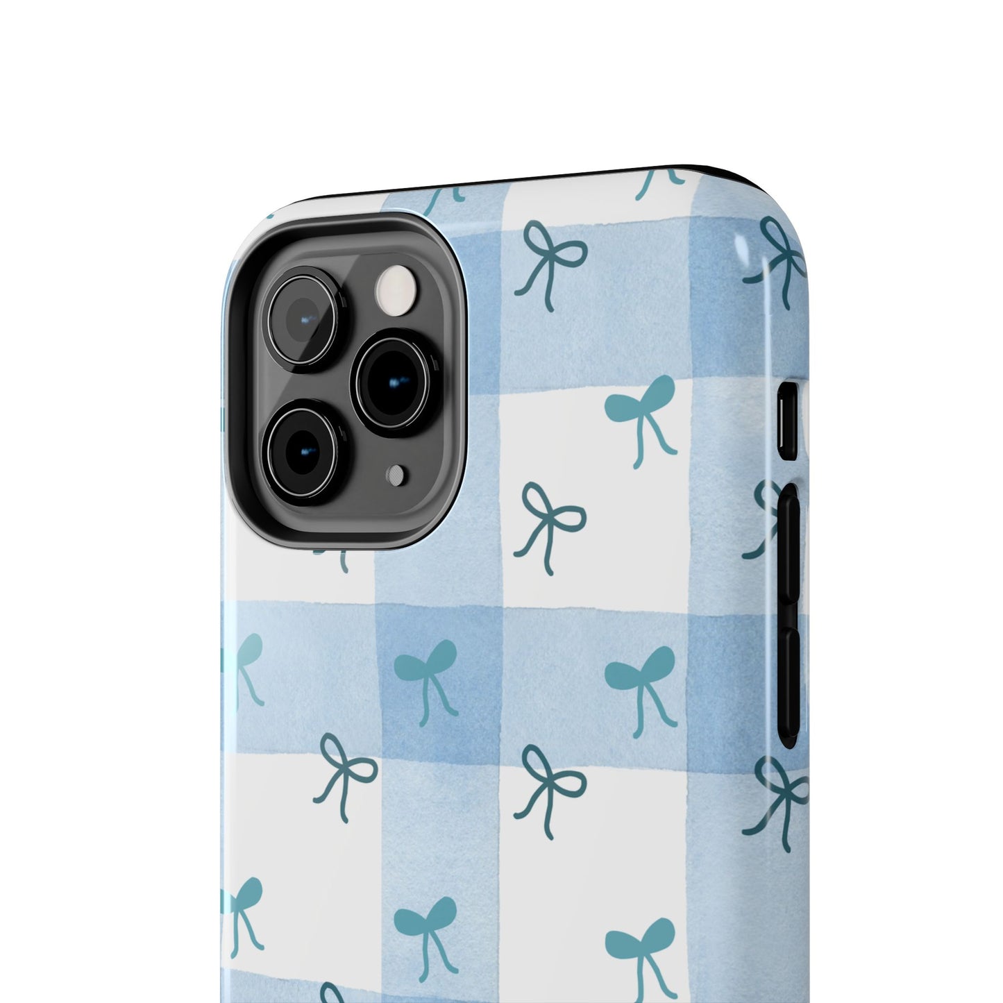 Chic Blue Bow Phone Case