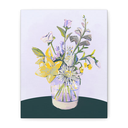Canvas Print Flower Vase Painting