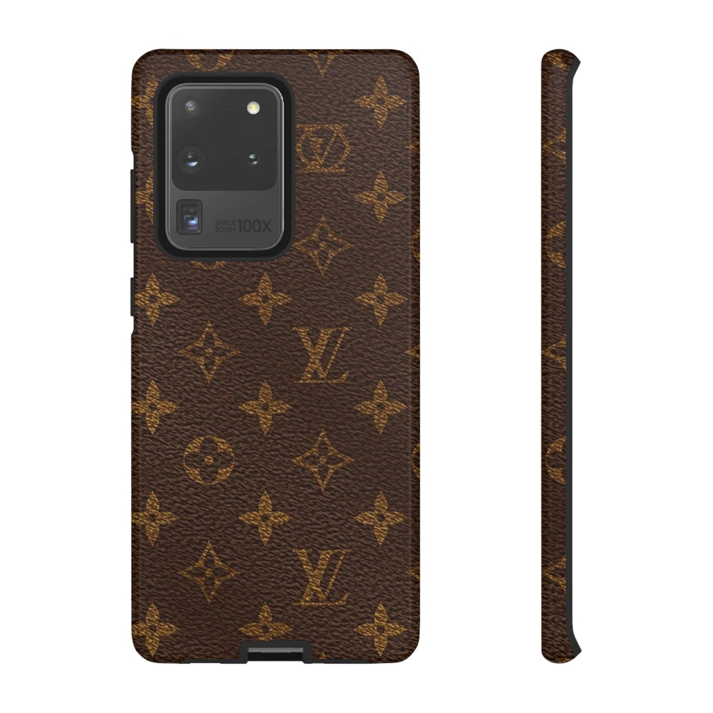 LV Designer Phone Case - Luxury Monogram Pattern