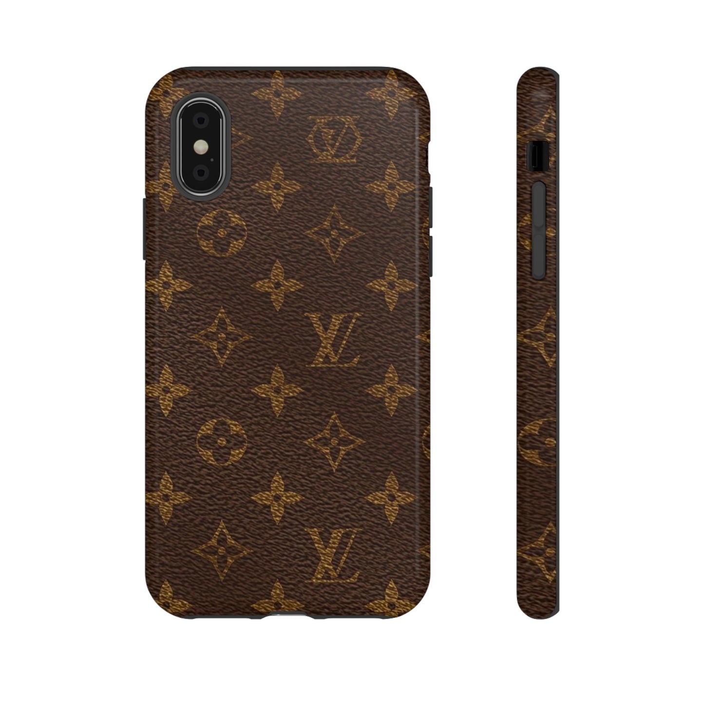 LV Designer Phone Case - Luxury Monogram Pattern