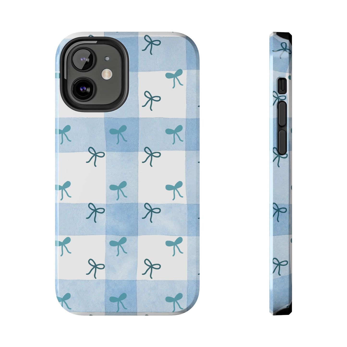 Chic Blue Bow Phone Case