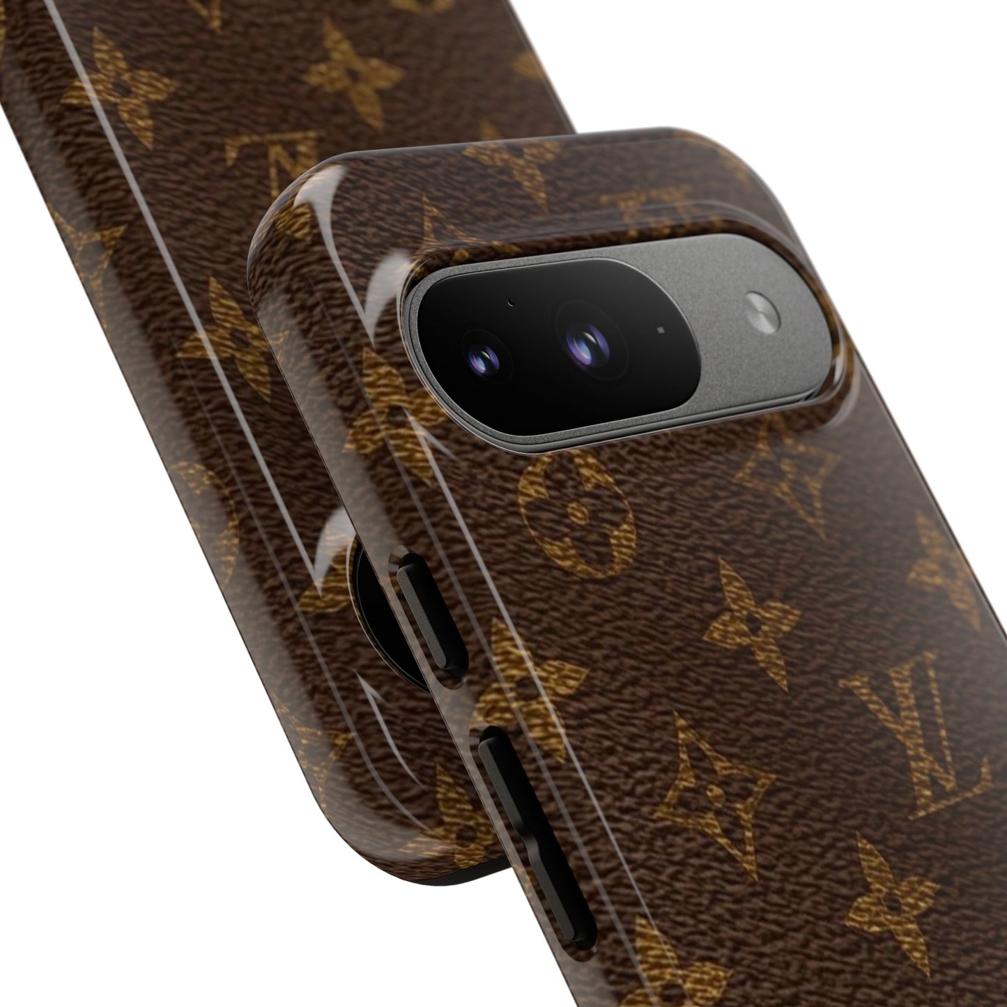 LV Designer Phone Case - Luxury Monogram Pattern