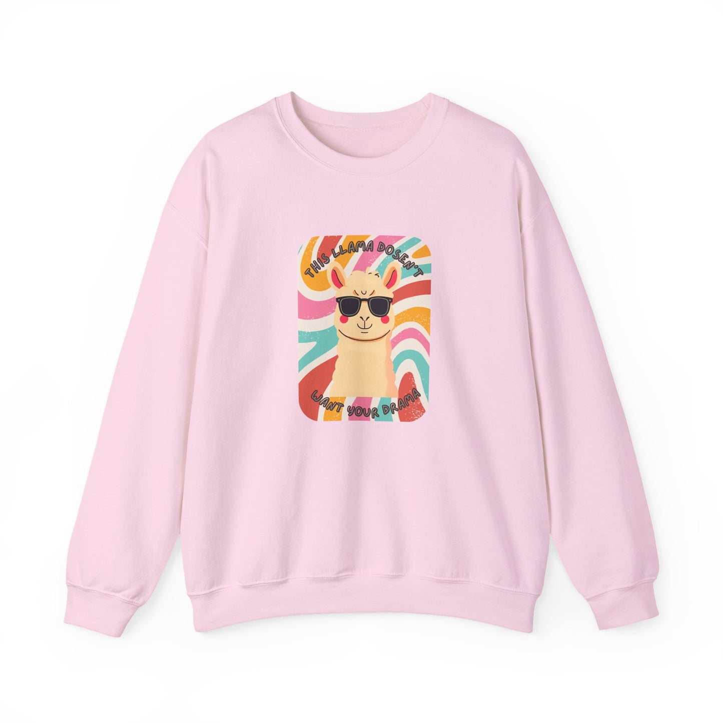 Fun Llama Unisex Graphic Crewneck Sweatshirt