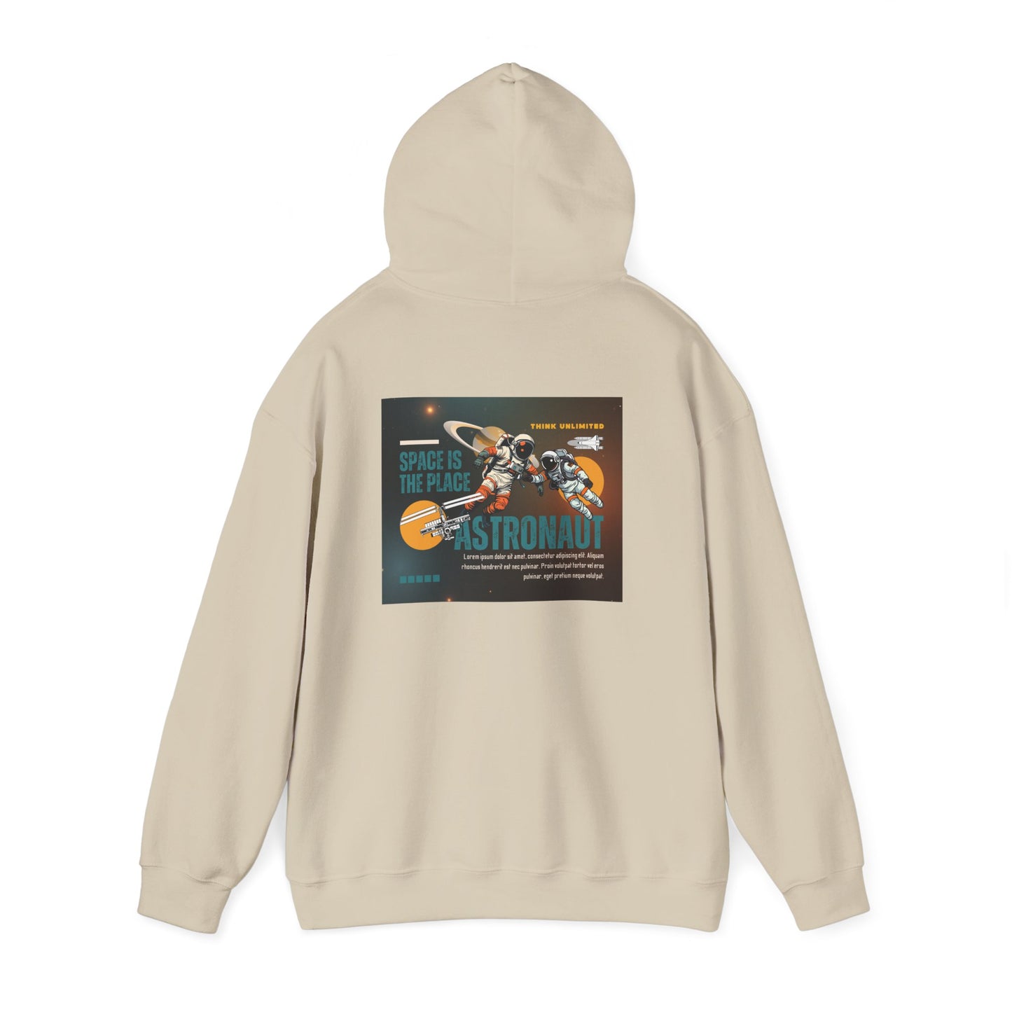 Astronaut-Inspired Unisex Heavy Blend Hoodie - Space Adventure Design