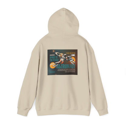 Astronaut-Inspired Unisex Heavy Blend Hoodie - Space Adventure Design