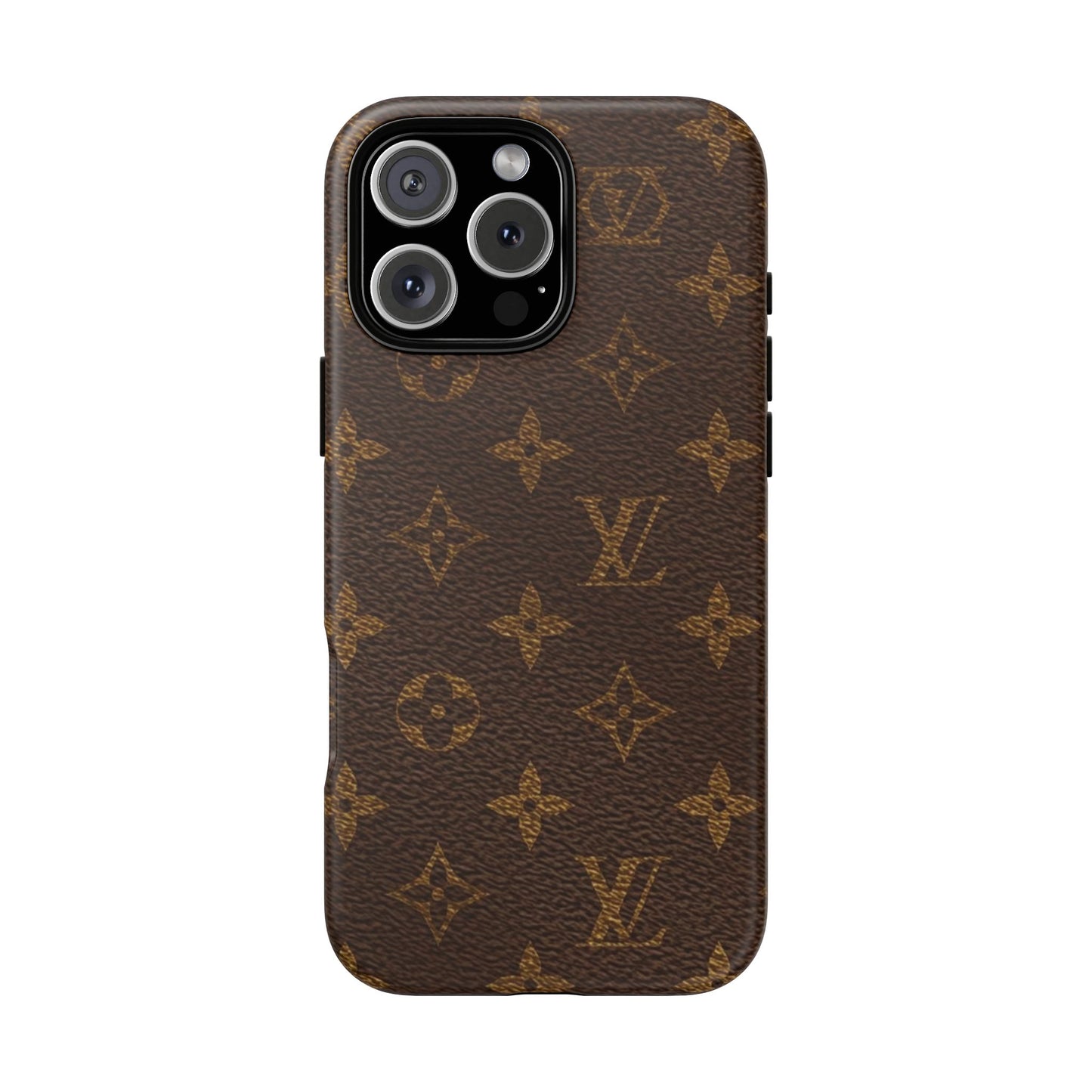 LV Designer Phone Case - Luxury Monogram Pattern