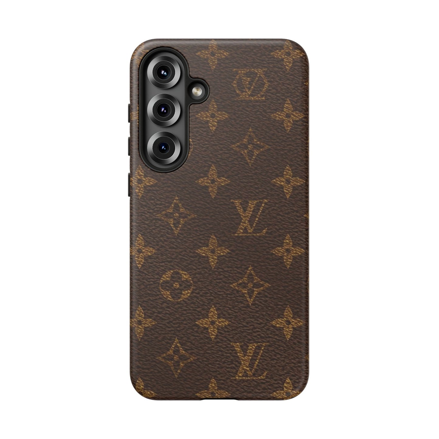 LV Designer Phone Case - Luxury Monogram Pattern