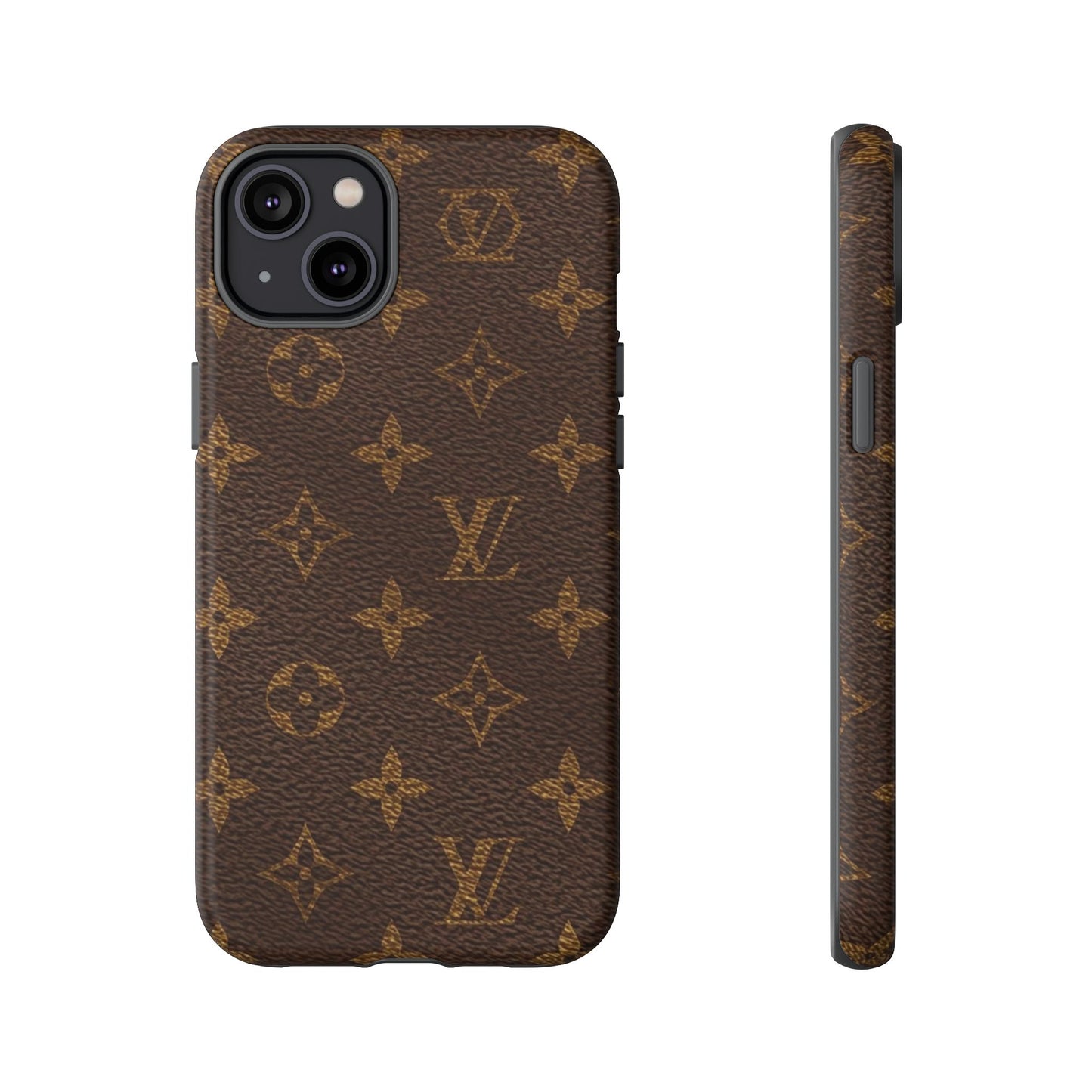 LV Designer Phone Case - Luxury Monogram Pattern