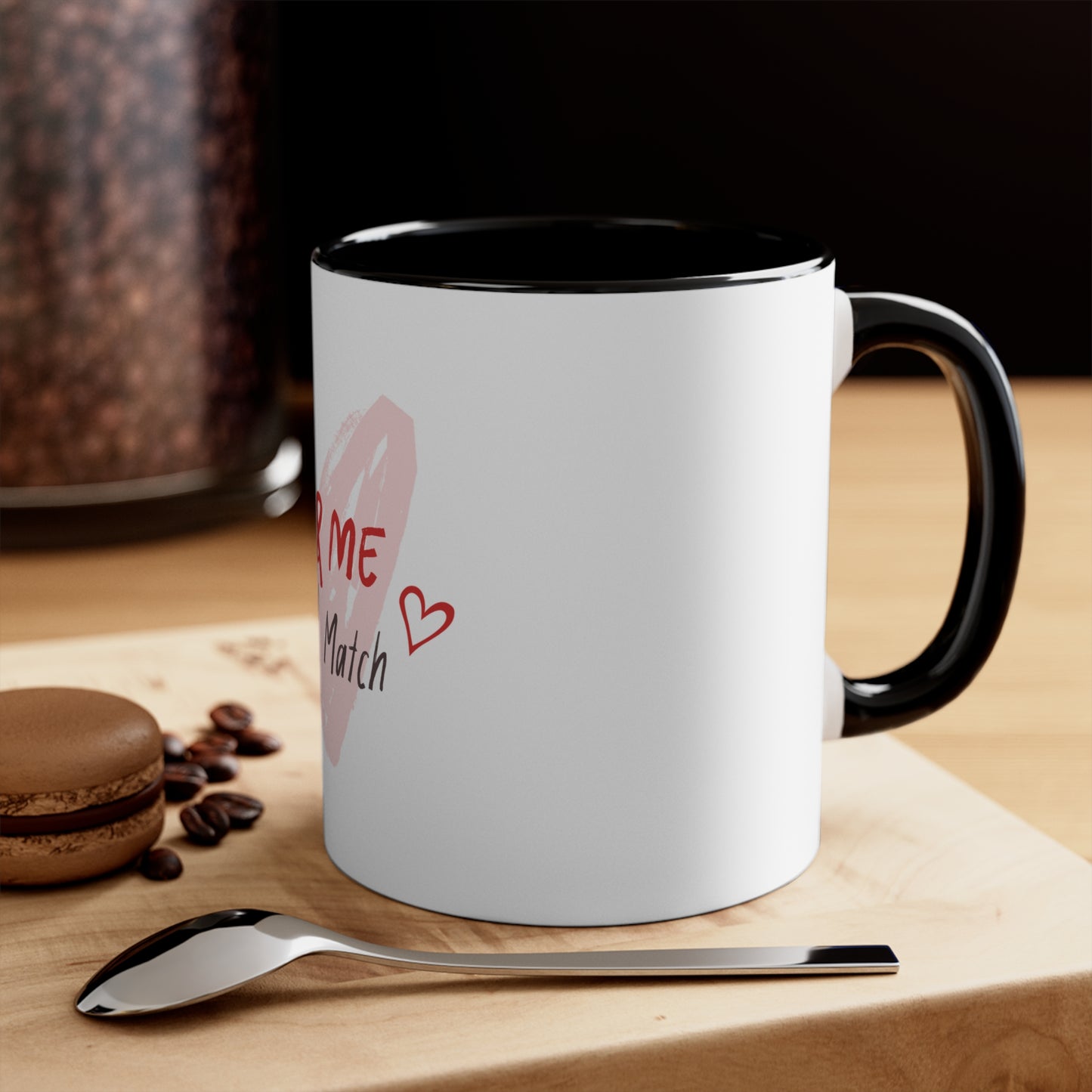 Perfect Match Accent Mug - Holiday Gift 11 0z