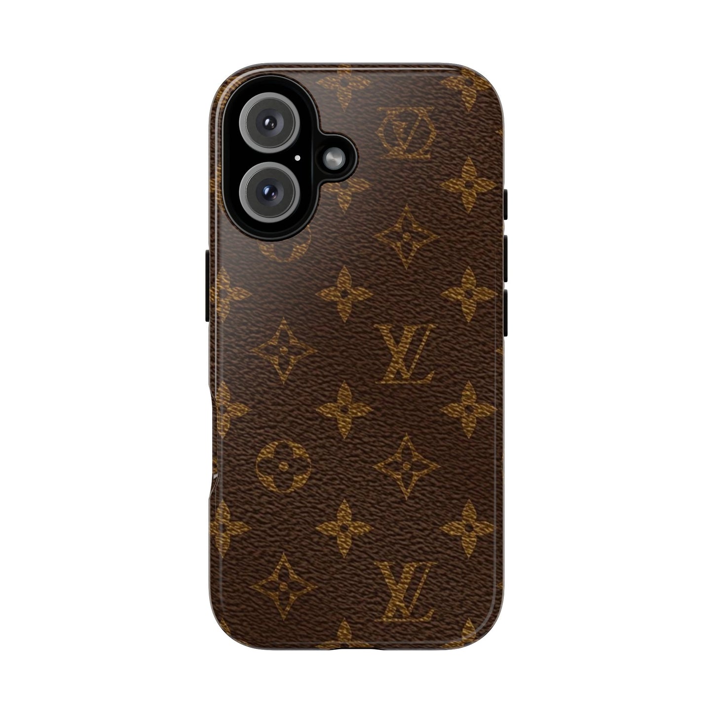 LV Designer Phone Case - Luxury Monogram Pattern