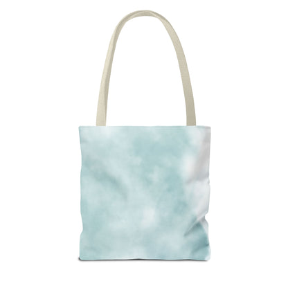 Travel Is My Therapy Tote Bag – Watercolor Passport & Luggage Print